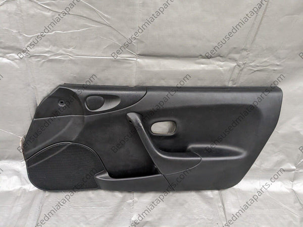 99-00 MAZDA MX-5 MIATA OEM Right Side Passenger door card panels black 98NBPT - Door Panel by Mazda - 