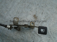 90-05 MAZDA MX-5 MIATA OEM GAS FUEL DOOR RELEASE CABLES LATCH LEVER #2