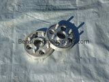 (2) 1" (25mm) Wheel Spacers Silver 4x100 12x1.5 Studs