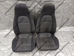 1999-2000 Mazda Miata Mx-5 OEM Seats Seat Set Black Cloth Right & Left 01NBA3V 99-00