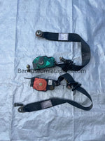 1999-2000 Mazda Miata Mx5 Oem Black Seat Belt Reel Set Pair NB1 99-00  99NBSU