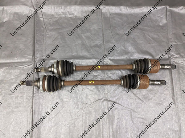 1994-2005 MAZDA MIATA CV AXLE HALF SHAFT RIGHT LEFT - PAIR - With ABS