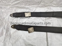 1999-2000 Mazda Miata Mx5 Oem Black Seat Belt Reel Set Pair NB1 99-00  99NB #1