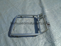 MAZDA MIATA RADIO BEZEL SURROUND TRIM SILVER 99 00 01 02 03 04 05