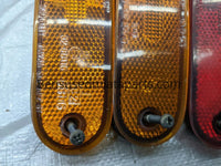 99-05 Mazda Miata OEM Set Bumper orange Reflectors Side Marker Pair Set NA NB