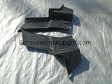 99 - 05 MAZDA MIATA B PILLAR SEAT BELT TOWER TRIM PANELS Black Hardtop Cut Outs