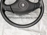 99-05 MAZDA MIATA BLACK LEATHER STEERING WHEEL 99NB18J2