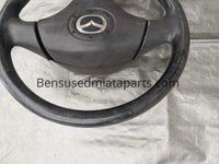 99-05 MAZDA MIATA BLACK LEATHER STEERING WHEEL 02NB0C