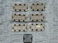 1990-2005 Mazda Miata OEM Dash & Console Filler Cap -Set  Parchment