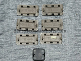1990-2005 Mazda Miata OEM Dash & Console Filler Cap -Set  Parchment