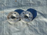 (2) 1" (25mm) Wheel Spacers Silver 4x100 12x1.5 Studs