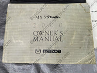 Mazda Miata 2000 USED Owners Manual Good condition 00NBPT - Owner & Operator Manuals by Ben's Used Miata Parts  - 
