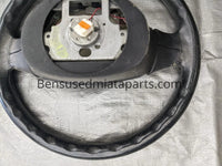 99-05 MAZDA MIATA BLACK LEATHER STEERING WHEEL 02NB0C