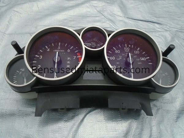 Speedometer Cluster Silver Trim Rings MPH Fits 09-12 MAZDA MX-5 MIATA 603126 49K